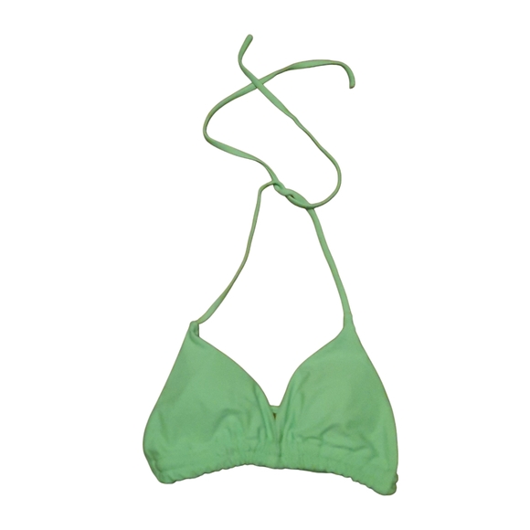 Lime Green Bikini Top Size Medium - Picture 1 of 5